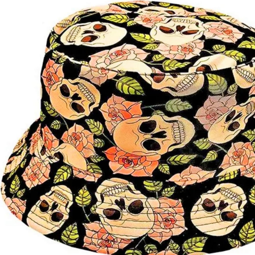 Sweet Sins Of Life Bucket Skull Hat